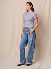 Fine 2x1 Rib Baby Tee